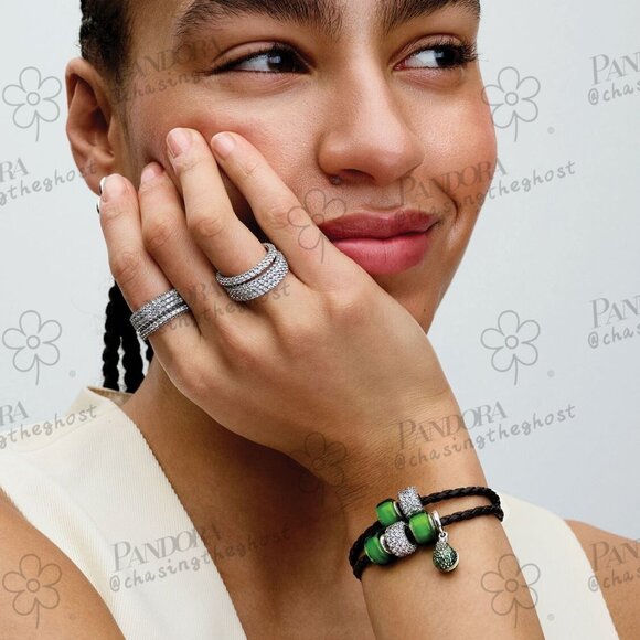 Pandora Avocado Double Dangle Charm - Picture 5 of 5